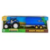 Traktor DAFFI Mały rolnik New Holland T5 z przyczepą wywrotką T-521