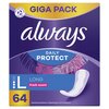 Wkładki higieniczne ALWAYS Daily Protect Long (64 sztuki)