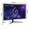 Monitor VIEWSONIC VX3218C-2K 32" 2560x1440px 180Hz 1 ms [MPRT] Curved Przeznaczenie Dla gracza