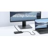 Hub ANKER A83A2G11 10w1 USB Typu C, Pasywny Dodatkowe informacje Obsługa monitora 4K 60Hz