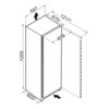 Zamrażarka LIEBHERR GN 42Vd24 Wymiary (WxSxG) [cm] 125.5 x 59.7 x 67.5