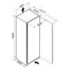 Zamrażarka LIEBHERR GN 52Vd2i Wymiary (WxSxG) [cm] 185.5 x 59.7 x 67.5