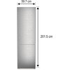 Lodówka LIEBHERR KGNsf 57Va03 No Frost 201.5cm Srebrna Funkcje dodatkowe Oświetlenie LED