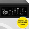 Pralka AMICA WABIC712ALISTO 7kg 1200 obr kl.A SteamPowerPro Zużycie energii na 100 cykli 45 kWh = 51.75 zł