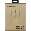 Mysz DEFENDER Nitta MM-307 Biały Interfejs 2.4 GHz
