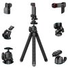 Statyw APEXEL APL-JJ025 + Adapter GoPro Czarny Łączność Bluetooth Nie