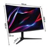 Monitor ACER Nitro XZ322QUV3bmiiphx 31.5" 2560x1440px 180Hz 1 ms [VRB] Curved Przeznaczenie Dla gracza