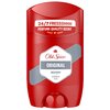 Czerwony dezodorant w sztyfcie z widocznym logo "Old Spice" oraz napisami: "24/7 FRESSSHHH", "PERFUME QUALITY SCENT", "ORIGINAL", "RICH SCENT", "DEODORANT STICK". Produkt ma pojemność 50 ml.