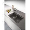 Zlewozmywak dwukomorowy FRANKE Maris MRG 620-35-35 114.0716.341 Łupkowy szary 51x76 Wykonanie Fragranite