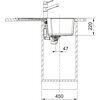 Zlewozmywak FRANKE Urban UBG 611-78 114.0716.363 Łupkowy szary Typ Wbudowywany