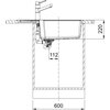 Zlewozmywak jednokomorowy z ociekaczem FRANKE Urban UBG 611-78 XL 114.0716.364 Łupkowy szary 50x78 Typ Wbudowywany