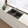 Zlewozmywak dwukomorowy FRANKE Urban UBG 620-78 114.0716.367 Łupkowy szary 50x78 Wykonanie Fragranite