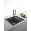 Zlewozmywak jednokomorowy z ociekaczem FRANKE Maris MRG 611-62 114.0716.342 Łupkowy szary 50x62 Wykonanie Fragranite