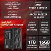 Komputer MAD DOG DIAXID605F-A01DB16 R5-5600 16GB RAM 1TB SSD GeForce RTX4060 DLSS 3 Procesor AMD Ryzen 5 5600