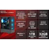 Komputer MAD DOG Powered by MSI FORGE112-I04WR32 i5-14400F 32GB RAM 1TB SSD GeForce RTX4060 DLSS 3 Wi-Fi Windows 11 Home Procesor Intel Core i5-14400F