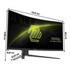Monitor MSI MAG 345CQR 34" 3440x1440px 180Hz 1ms [MPRT] Curved Przeznaczenie Dla gracza