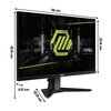 Monitor MSI MAG 256F 24.5” 1920x1080px IPS 180Hz 1ms (GTG) Przeznaczenie Dla gracza