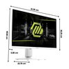 Monitor MSI MAG 274URFW 27” 3840x2160px IPS 160Hz 0.5ms (GTG) Przeznaczenie Dla gracza