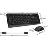 Zestaw A4TECH Wireless Fstylet FG1012 Czarny Typ klawiatury Membranowa