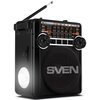 Radio SVEN SRP-355 Analogowe Przenośne Czarny Dźwięk Mono