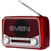 Radio SVEN SRP-525 Analogowe Przenośne Czerwony