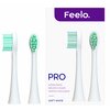 Oryginalna końcówka do szczoteczki sonicznej FEELO Pro Soft Biały (2 szt.) (Do delikatnych i wrażliwych dziąseł) Rodzaj produktu Końcówka do szczoteczki sonicznej
