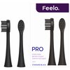 Oryginalna końcówka do szczoteczki sonicznej FEELO Pro Standard Czarny (2 szt.) (Wypustki do czyszczenia języka) Rodzaj produktu Końcówka do szczoteczki sonicznej