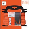 Linka zabezpieczająca BLACK&DECKER 4mm (20 m) Kolor Pomarańczowy