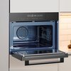 Piekarnik SOLGAZ SP-50-PM Elektryczny z mikrofalówką Czarny Kolor frontu Czarne szkło