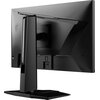 Monitor widziany od tyłu, z widocznym logo producenta w lewym górnym rogu. Na podstawie monitora znajduje się napis "Gaming Series", a z tyłu obudowy widoczne są porty HDMI i DisplayPort.