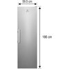Lodówka ELECTROLUX LRT7ME39X 186cm Stal szlachetna Funkcje Szybkie chłodzenie, Zmiana kierunku otwierania drzwi