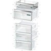 Lodówka SIEMENS KG39NSBBF No Frost 203cm Czarne satynowe szkło Wyświetlacz Wewnętrzny