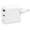 Ładowarka sieciowa GEMBIRD TA-UC-PDQC65L-W-01 65W Biały Rodzaj złącza USB-C - 1 szt.