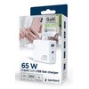 Ładowarka sieciowa GEMBIRD TA-UC-PDQC65L-W-01 65W Biały Rodzaj złącza USB - 1 szt.