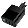 Ładowarka sieciowa GEMBIRD TA-UC-PDQC30LCD-BK-02 30W Czarny Liczba zasilanych urządzeń 3