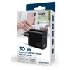 Ładowarka sieciowa GEMBIRD TA-UC-PDQC30LCD-BK-02 30W Czarny Rodzaj złącza USB - 2 szt.