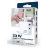 Ładowarka sieciowa GEMBIRD TA-UC-PDQC30L-W-01 30W Biały Grubość [mm] 35