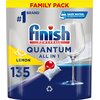 Kapsułki do zmywarek FINISH Powerball Quantum Lemon - 135 szt.