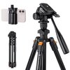 Statyw K&F CONCEPT K234A0 + głowica 3D + uchwyt na telefon Wysokość po złożeniu [cm] 45