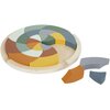 Klocki drewniane SMALL FOOT Koło safari 12457 Materiał Drewno