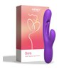 HONEY PLAY BOX Bora Purple wibrator króliczek do punktu G pukający Materiał wykonania Silikon