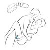 WE-VIBE Sync Lite Aqua zdalnie sterowany wibrator dla par Kolor Turkusowy