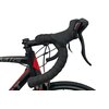 Rower szosowy FONDRIEST 110 Corsa MIG 1.O U20 28 cali Czarno-czerwony Kaseta typ Tourney CS-HG200-7 12-28T 7SP