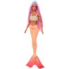 Lalka Barbie Syrenka Pomarańczowy ogon HRR05 Seria Syrenka