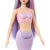 Lalka Barbie Syrenka Fioletowy ogon HRR06 Wiek 3+