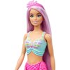 Lalka Barbie Syrenka Długie włosy HRR00 Seria Syrenka