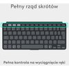 Klawiatura LOGITECH Keys-To-Go 2 Grafitowy Typ klawiatury Nożycowa
