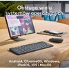 Klawiatura LOGITECH Keys-To-Go 2 Grafitowy Dla graczy Nie