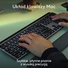 Klawiatura LOGITECH MX Keys S for Mac Szary Układ klawiszy US