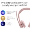 Słuchawki LOGITECH Zone 300 Bezprzewodowe, Nauszne Różowy Mikrofon Tak
